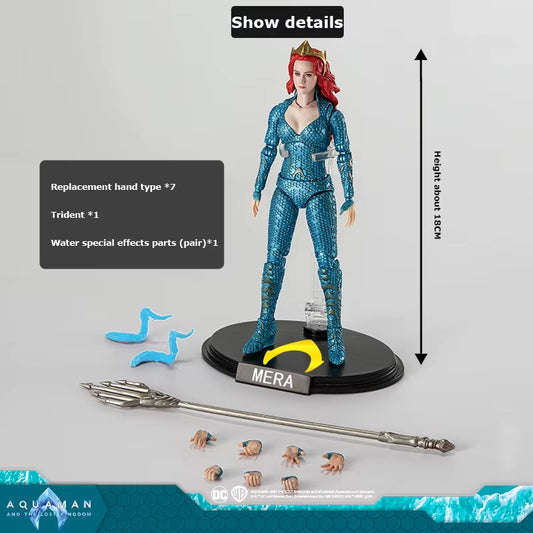 Toys DC Mera Model 1/9 Action Figure Aquaman and the Lost Kingdomrole Action Model Collectible Toys in Stock Boys Gifts