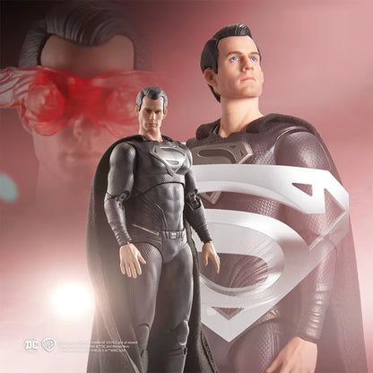 DC Superman Justice League 1/9 Scale Action Figure Black Superman Anime Characters Genuine Model Collectible Boys Gifts